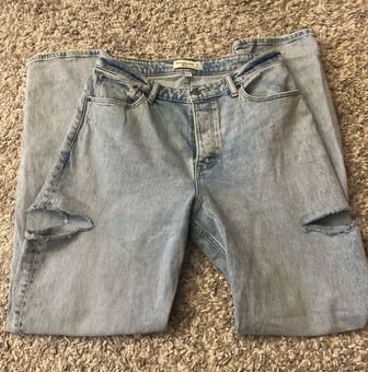 Abercrombie & Fitch Curve Love High Rise Dad Jeans