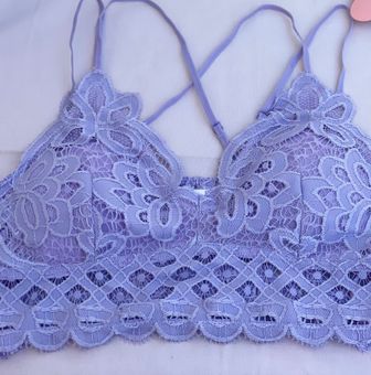 Bralette Bra Top Purple Size L - $13 New With Tags - From Tanya