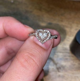 Heart shaped ring kay on sale jewelers