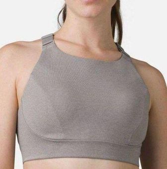 prAna Everyday Support Heather Gray Fitness Sports Bra Size L