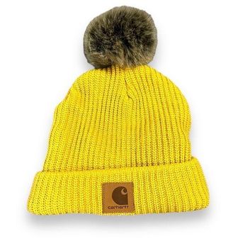 Carhartt Knit Pom-Pom Beanie for Women in Purple