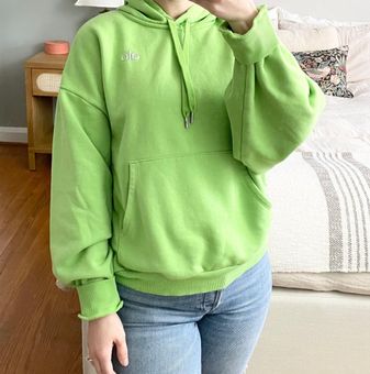 Alo Yoga Lime Green Oversized Hooded Sweatshirt Size M - $64 (54% Off  Retail) - From Daniela