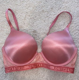 Victoria's Secret Bombshell Push Up Bra Pink Size 32 C - $17 (66