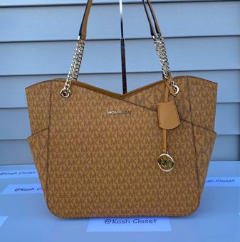 Michael Kors Bags | Michael Kors Large Chain Shoulder Bag Tote | Color: Brown/Gold | Size: Os | Walletsandbags's Closet