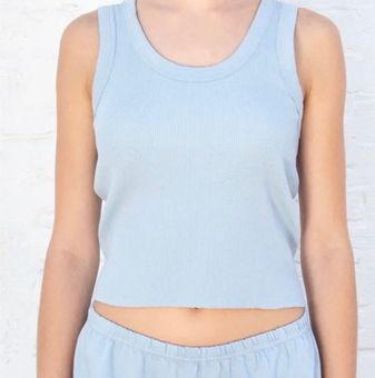 Brandy Melville Light Blue Connor Tank - $12 (40% Off Retail