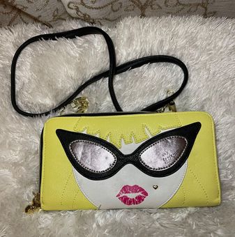 Betsey Johnson NWOT 2 sided clutch wallet 29 From Berenice