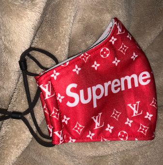 Red Supreme Ski Mask