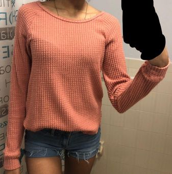 Derek Heart Salmon Long Sleeve Pink - $2 (92% Off Retail) - From Lily