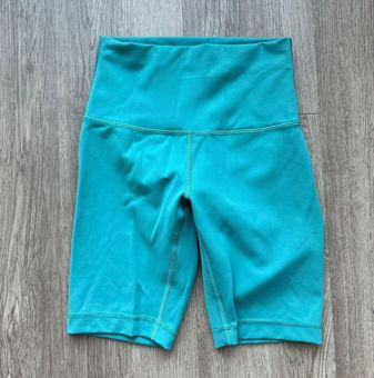 Lululemon Wunder Train High Rise Short 8 Maldives Green Size 4