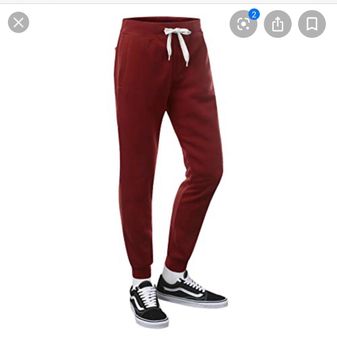 Burgundy joggers from Pink by Victoria’s Secret