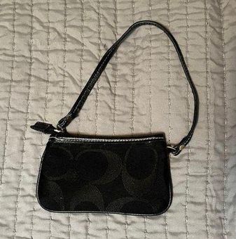 Coach Small Wristlet Black