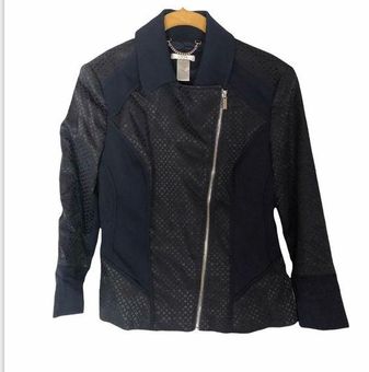 Versona  caché mixed media jacket