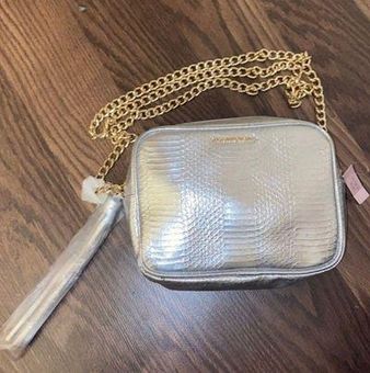 Victoria's Secret Grey Victoria Secret hand bag BRAND NEW WITH TAG Silver -  $13 (81% Off Retail) - From Yazzy