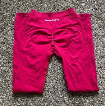 Alphalete Amplify Leggings Scarlet  Gym shorts womens, Colorful leggings,  Leggings