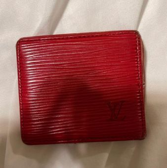 red louis vuitton wallet mens