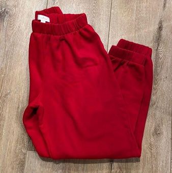 Colsie Red Sweatpants  Medium - $9 - From Allie