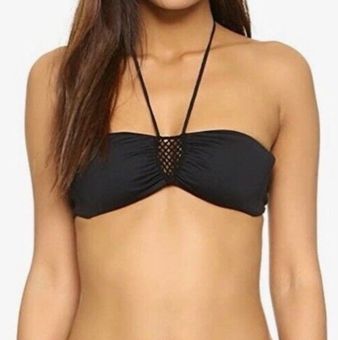 Eberjey Sacred stitch bandeau bikini top Medium Black - $36 (63