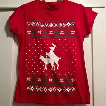 Reindeer on sale screwing sweater