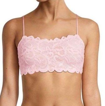 Free People Lace Reese Bralette Powder Pink Small NWT - $26 New With Tags -  From Moda