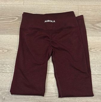 Aurola Black Cherry Res Intensify Scrunch Leggings Size XS - $22