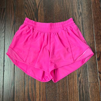 Lululemon Sonic Pink Hotty Hot shorts