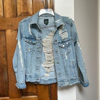 Wild Fable Womens Denim Trucker Jacket XS