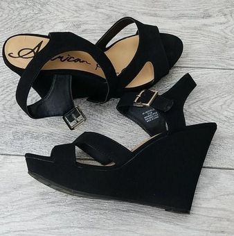 American rag store platform sandals