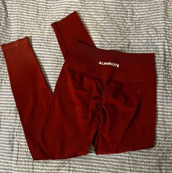 Alphalete Amplify Leggings Red Size M - $120 - From Fit