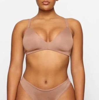 SKIMS New Wireless Form T-shirt Demi bra Sienna Size 38D - $45 New With  Tags - From Tiffany