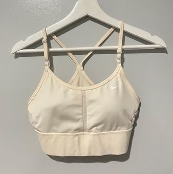 Nike Yoga Dri-Fit Indy Women's Light-Support Padded Longline Sports Bra Tan  Size M - $22 (56% Off Retail) - From Monia