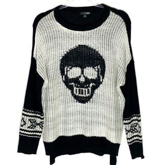 Aqua on sale skull sweater