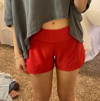 Lululemon Red Speed Up Shorts Size 6 - $50 (13% Off Retail) - From riley