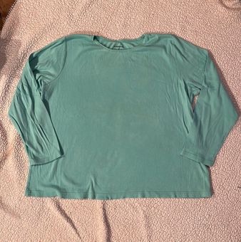 Croft Barrow Classic Tee Green Size 1X 4 75 Off Retail