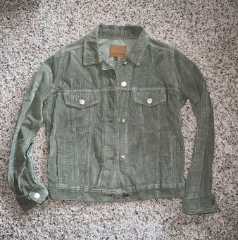 American Eagle Corduroy Jacket Green Size XS - $27 (55% Off