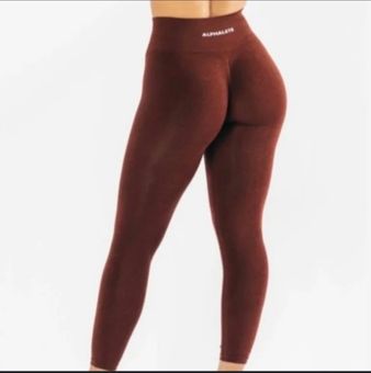 Alphalete Amplify Leggings Red Size M - $34 (52% Off Retail) - From Nadia