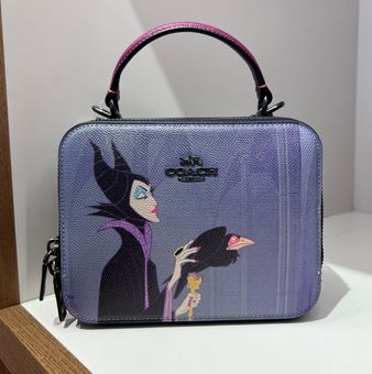 Coach Disney x Coach Box Crossbody with Maleficent Motif