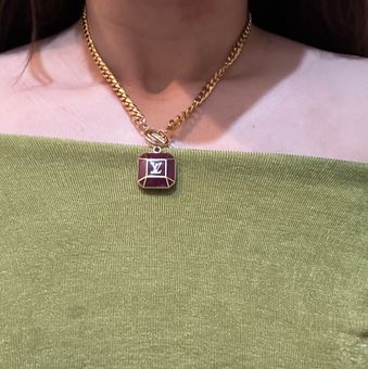 Louis Vuitton Repurposed Charm Necklace