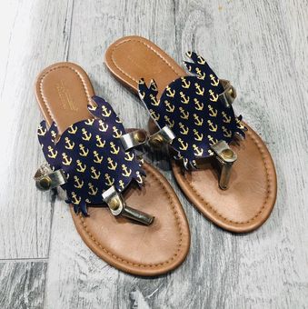 Simply Southern Women's Anchor Flip Flops