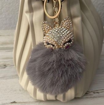 Fur on sale purse charm