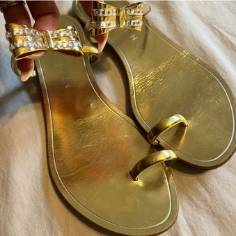 Louis Vuitton LV Sandals Gold Size 7.5 - $285 - From Mrs