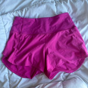 Lululemon Sonic Pink Speed Up Shorts Size 4 - $40 (41% Off Retail) - From  Haley