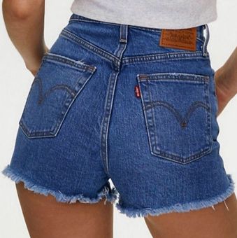 Levi's Brand New Ribcage Charleston Chill Shorts Blue Size 26 - $49 (38%  Off Retail) New With Tags - From Alexandra