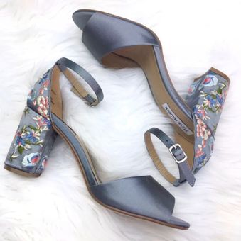 enaguas té Horno Steve Madden Delilah Blue Floral Sandal Heels Size 7.5 - $30 (62% Off  Retail) - From Rebecca