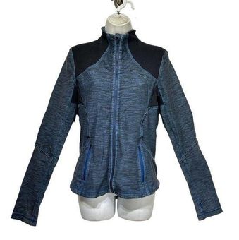 Lululemon forme blue black heathered jacket Size 8 - $41 - From Kristin