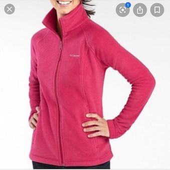 hot pink fleece jacket