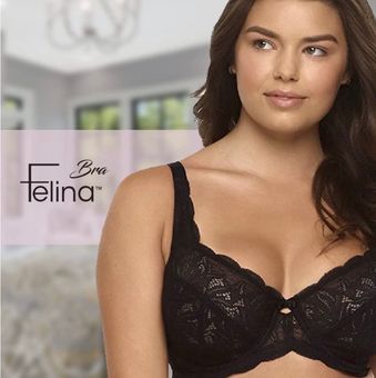 Felina Paramour Peridot Bra Black Size 34 F / DDD - $34 - From Cristina