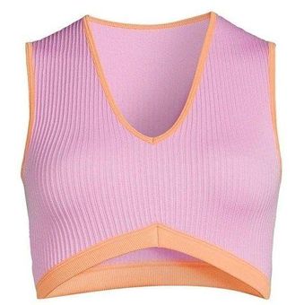 No Boundaries Juniors' Seamless Retro Plunge Bralette Size Medium - $10 New  With Tags - From Trina's