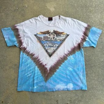 Harley Davidson Vintage Sarasota, FL Tie Dye T Shirt Size XXL