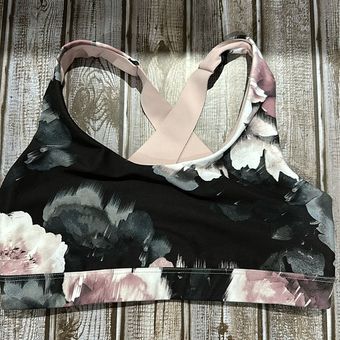 Old Navy Active Pink Flowered Sports Bra size small - $6 - From