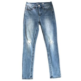 Seven7 Tummyless High Rise Distressed Skinny Jeans Size 6 - $28 - From  Nadine